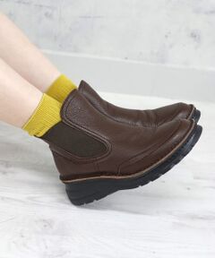 MODE KAORI / モードカオリ ブーツ（ショート丈） | 【本革】 【4E】撥水ショートサイドゴアブーツ 6119 