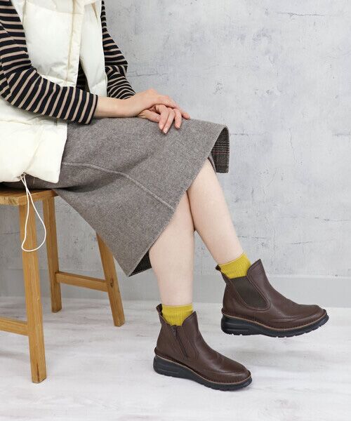 MODE KAORI / モードカオリ ブーツ（ショート丈） | 【本革】 【4E】撥水ショートサイドゴアブーツ 6119  | 詳細14