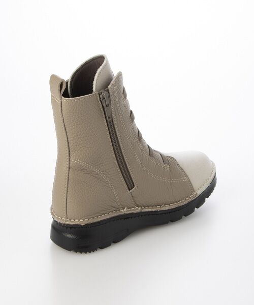 MODE KAORI / モードカオリ ブーツ(ショート丈) | 【本革】【4E】撥水ゴムレースアップブーツ 6128 | 詳細3