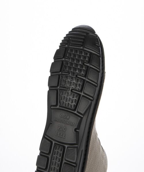 MODE KAORI / モードカオリ ブーツ(ショート丈) | 【本革】【4E】撥水ゴムレースアップブーツ 6128 | 詳細4