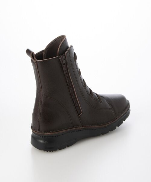 MODE KAORI / モードカオリ ブーツ(ショート丈) | 【本革】【4E】撥水ゴムレースアップブーツ 6128 | 詳細10