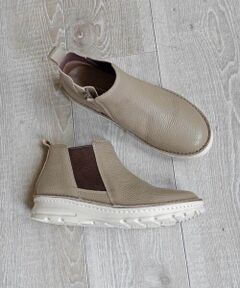 MODE KAORI / モードカオリ ブーツ（ショート丈） | 【本革】【4E】撥水サイドゴアショートブーツ 6129 