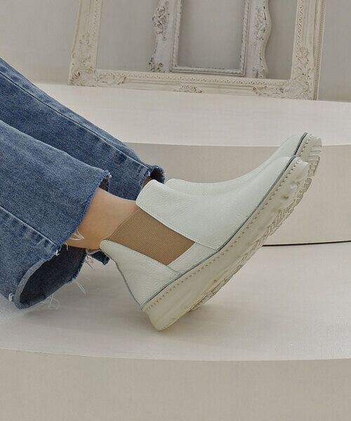 MODE KAORI / モードカオリ ブーツ(ショート丈) | 【本革】【4E】撥水サイドゴアショートブーツ 6129 | 詳細6