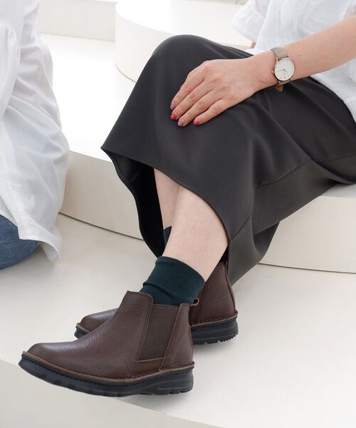 MODE KAORI / モードカオリ ブーツ(ショート丈) | 【本革】【4E】撥水サイドゴアショートブーツ 6129 | 詳細18