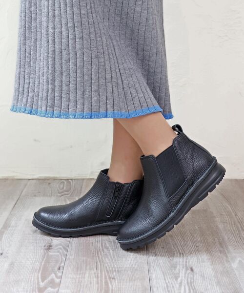 MODE KAORI / モードカオリ ブーツ(ショート丈) | 【本革】【4E】撥水サイドゴアショートブーツ 6129 | 詳細24