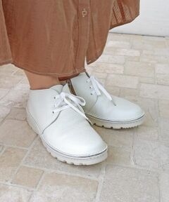 MODE KAORI / モードカオリ ブーツ（ショート丈） | 【本革】 【4E】撥水レースアップスニーカー 6132 