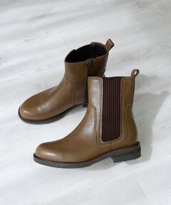 MODE KAORI / モードカオリ ブーツ（ショート丈） | 【本革】【3E】サイドゴアミドルブーツ 6713 