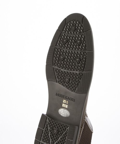 MODE KAORI / モードカオリ ブーツ（ショート丈） | 【本革】【3E】サイドゴアミドルブーツ 6713  | 詳細4