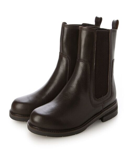 MODE KAORI / モードカオリ ブーツ（ショート丈） | 【本革】【3E】サイドゴアミドルブーツ 6713  | 詳細7