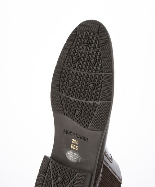 MODE KAORI / モードカオリ ブーツ（ショート丈） | 【本革】【3E】サイドゴアミドルブーツ 6713  | 詳細10