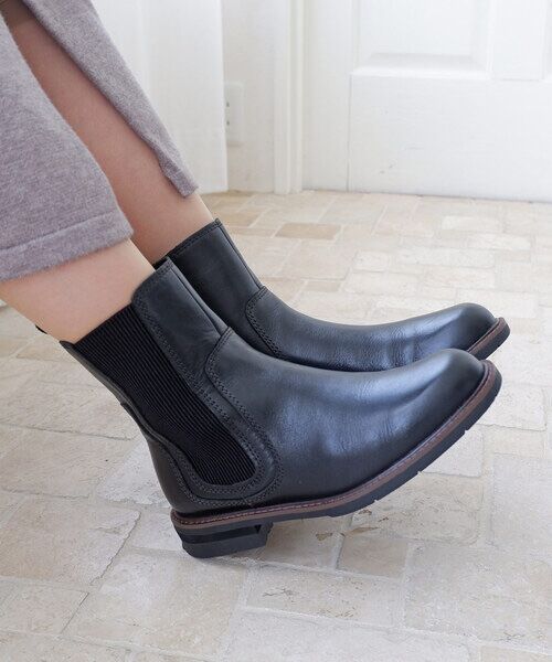 MODE KAORI / モードカオリ ブーツ（ショート丈） | 【本革】【3E】サイドゴアミドルブーツ 6713  | 詳細17