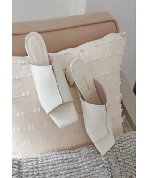 MODE KAORI / モードカオリ サンダル | スリットサンダル 15021 （アイボリー）