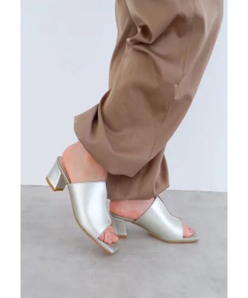 MODE KAORI / モードカオリ サンダル | スリットサンダル 15021 （プラチナ）