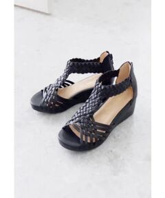 MODE KAORI / モードカオリ サンダル |  メッシュウェッジサンダル 21473