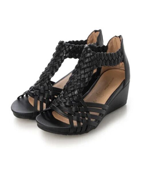 MODE KAORI / モードカオリ サンダル |  メッシュウェッジサンダル 21473 | 詳細13