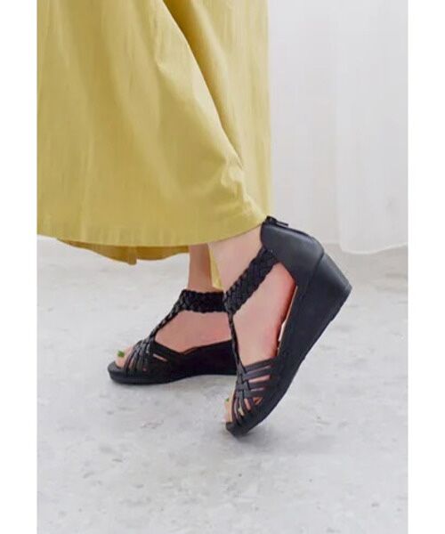 MODE KAORI / モードカオリ サンダル |  メッシュウェッジサンダル 21473 | 詳細17