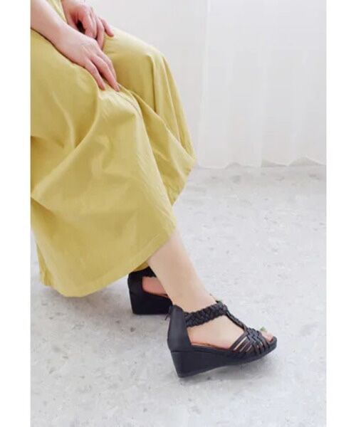 MODE KAORI / モードカオリ サンダル |  メッシュウェッジサンダル 21473 | 詳細18