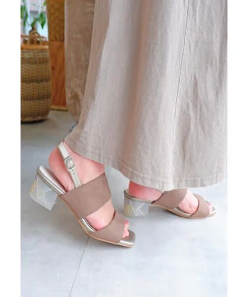 MODE KAORI / モードカオリ サンダル | ステンドグラスヒールサンダル 21523 | 詳細6