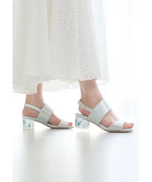 MODE KAORI / モードカオリ サンダル | ステンドグラスヒールサンダル 21523 | 詳細11