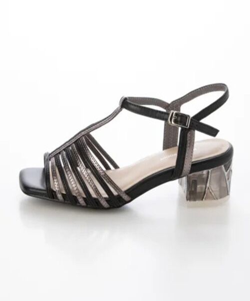 MODE KAORI / モードカオリ サンダル | ステンドグラスヒールTストラップサンダル 21524 | 詳細2