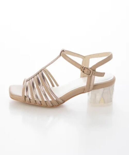 MODE KAORI / モードカオリ サンダル | ステンドグラスヒールTストラップサンダル 21524 | 詳細9