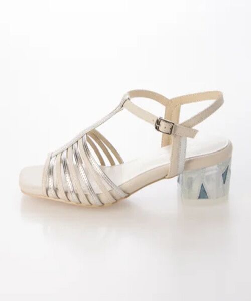 MODE KAORI / モードカオリ サンダル | ステンドグラスヒールTストラップサンダル 21524 | 詳細15
