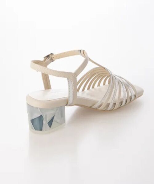 MODE KAORI / モードカオリ サンダル | ステンドグラスヒールTストラップサンダル 21524 | 詳細16