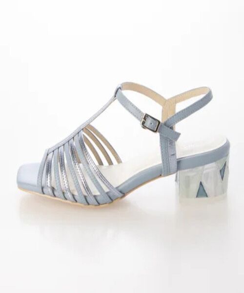 MODE KAORI / モードカオリ サンダル | ステンドグラスヒールTストラップサンダル 21524 | 詳細21