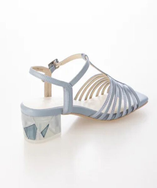 MODE KAORI / モードカオリ サンダル | ステンドグラスヒールTストラップサンダル 21524 | 詳細22