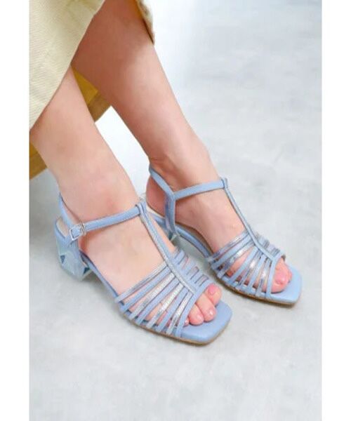 MODE KAORI / モードカオリ サンダル | ステンドグラスヒールTストラップサンダル 21524 | 詳細24