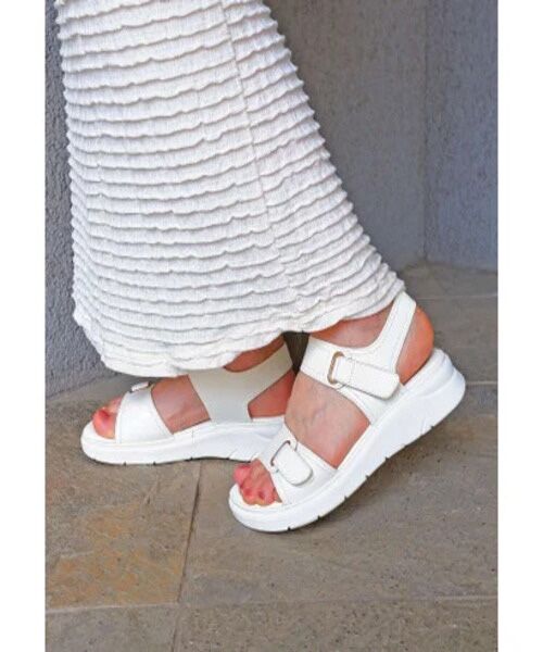 MODE KAORI / モードカオリ サンダル | ダブルベルクロスポーツサンダル 21527 | 詳細5