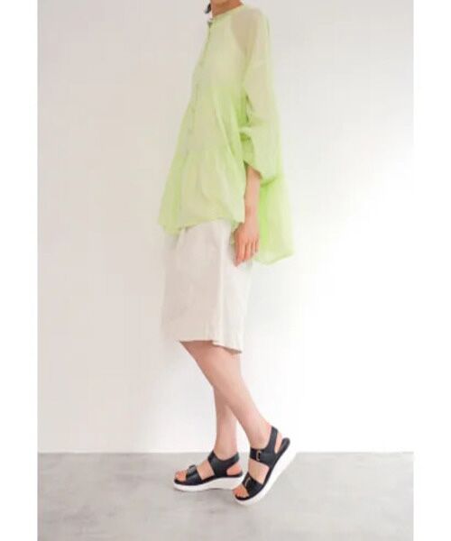 MODE KAORI / モードカオリ サンダル | ダブルベルクロスポーツサンダル 21527(ブラック)