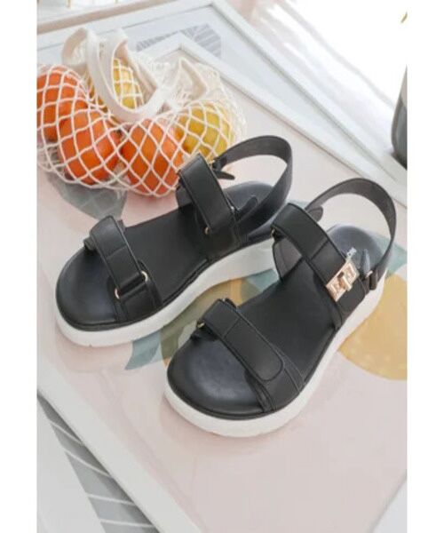 MODE KAORI / モードカオリ サンダル | ダブルベルクロスポーツサンダル 21529（ブラック）