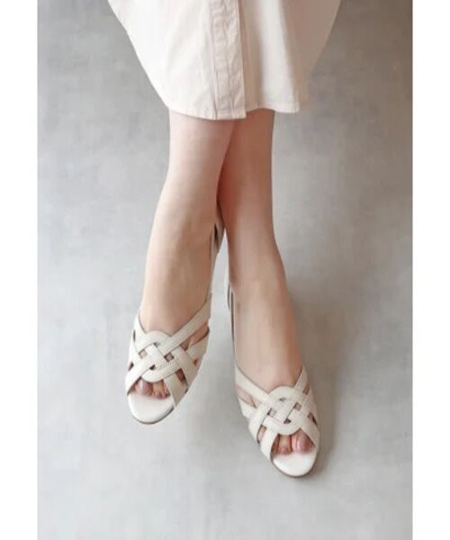 MODE KAORI / モードカオリ サンダル | 【本革】 メッシュフラットシューズ 35747 | 詳細6