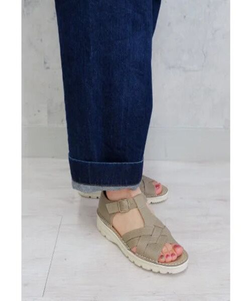 MODE KAORI / モードカオリ サンダル | 【本革】 撥水Tストラップサンダル 6135 | 詳細11