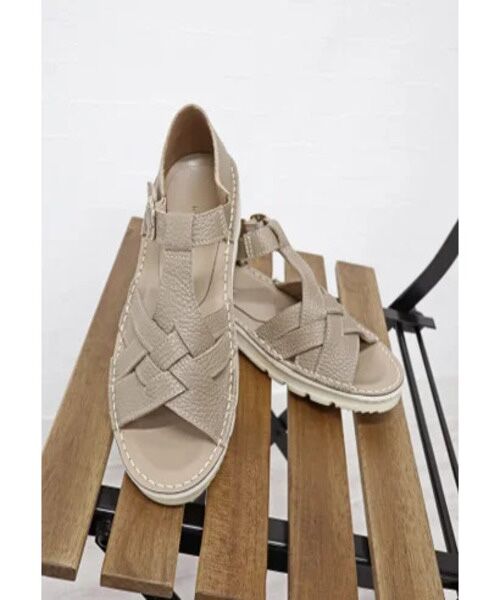 MODE KAORI / モードカオリ サンダル | 【本革】 撥水Tストラップサンダル 6135 | 詳細12