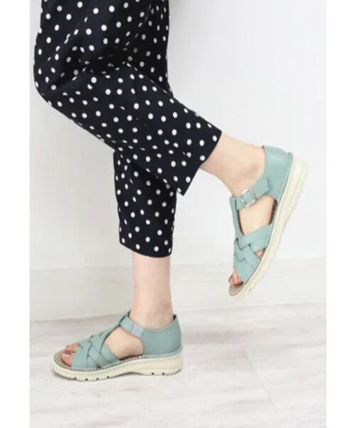 MODE KAORI / モードカオリ サンダル | 【本革】 撥水Tストラップサンダル 6135 | 詳細23