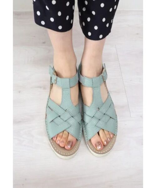 MODE KAORI / モードカオリ サンダル | 【本革】 撥水Tストラップサンダル 6135 | 詳細24