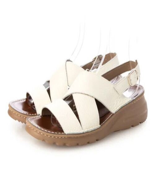 MODE KAORI / モードカオリ サンダル | 【本革】 撥水クロスバンドサンダル 6137 | 詳細1