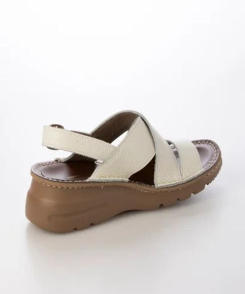 MODE KAORI / モードカオリ サンダル | 【本革】 撥水クロスバンドサンダル 6137 | 詳細3