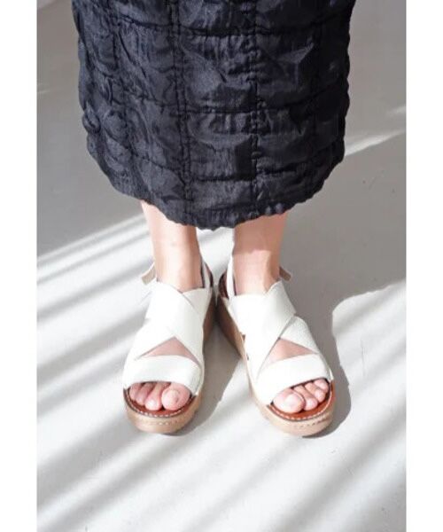 MODE KAORI / モードカオリ サンダル | 【本革】 撥水クロスバンドサンダル 6137 | 詳細6