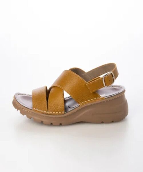 MODE KAORI / モードカオリ サンダル | 【本革】 撥水クロスバンドサンダル 6137 | 詳細8
