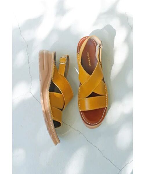 MODE KAORI / モードカオリ サンダル | 【本革】 撥水クロスバンドサンダル 6137 | 詳細11