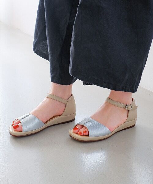 MODE KAORI / モードカオリ サンダル | 【本革】 プラットサンダル 6724 | 詳細10