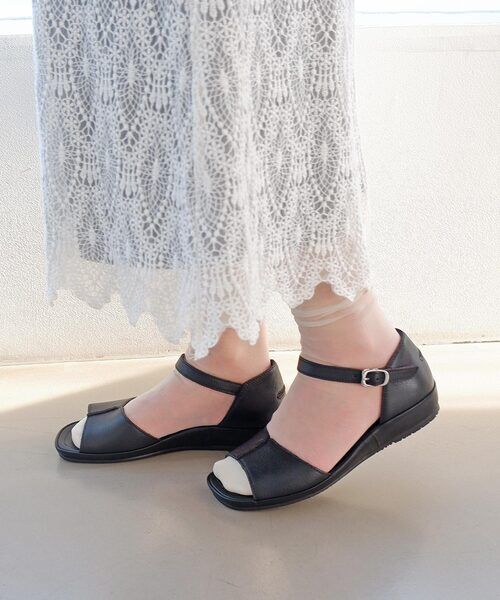 MODE KAORI / モードカオリ サンダル | 【本革】 プラットサンダル 6724 | 詳細15