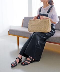 MODE KAORI / モードカオリ サンダル | 【本革】 マジックテーププラットサンダル 6725