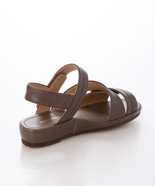 MODE KAORI / モードカオリ サンダル | 【本革】 マジックテーププラットサンダル 6725 | 詳細8