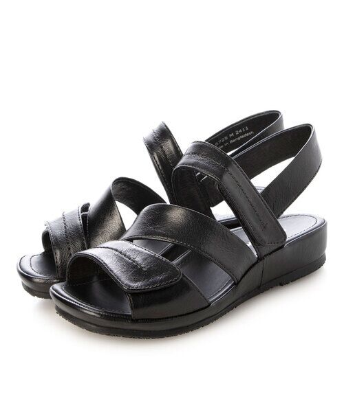 MODE KAORI / モードカオリ サンダル | 【本革】 マジックテーププラットサンダル 6725 | 詳細11