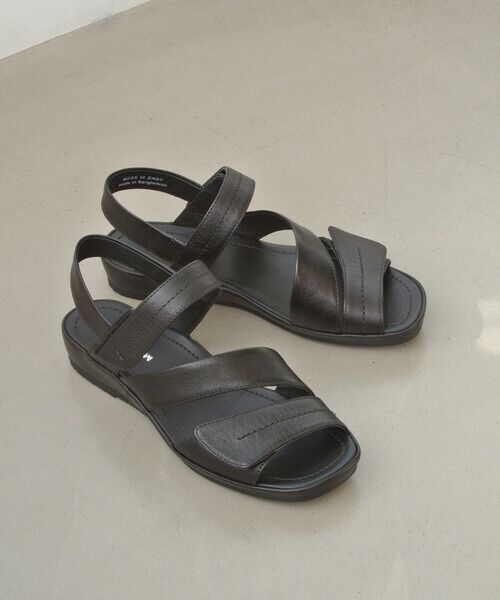 MODE KAORI / モードカオリ サンダル | 【本革】 マジックテーププラットサンダル 6725 | 詳細15