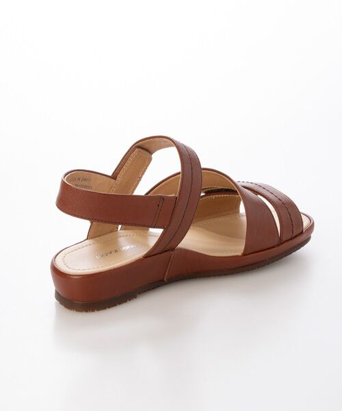 MODE KAORI / モードカオリ サンダル | 【本革】 マジックテーププラットサンダル 6725 | 詳細18
